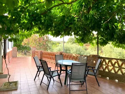Jardín al aire libre en Finca Villa Coral