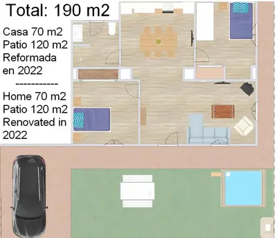 Plano de Casa el Rancho Grande