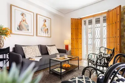 Zona de estar de Lepanto Premium Apartments