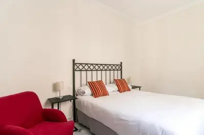 Cama o camas de una habitación en Ático Terraza Privada. Centro Ciudad