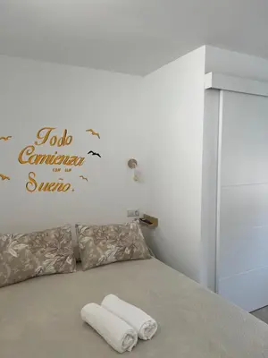 Cama o camas de una habitación en La Posada