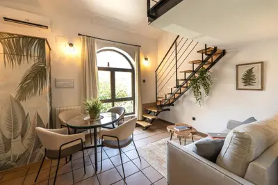 Zona de estar de Casa el Aguardentero