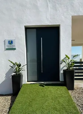 Jardín al aire libre en La casa grande village