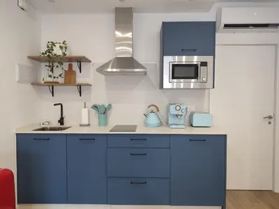 Una cocina o zona de cocina en Apartamento Inés y Manolo