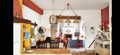 Zona de estar de Charming House in La Campana with Mountain View