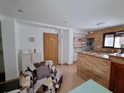 Una cocina o zona de cocina en Apartamento Muralla