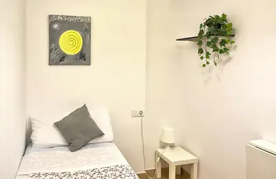 Cama o camas de una habitación en Apartamento Muralla