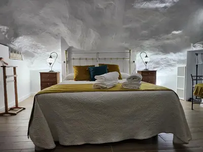 Cama o camas de una habitación en Casita zamudio
