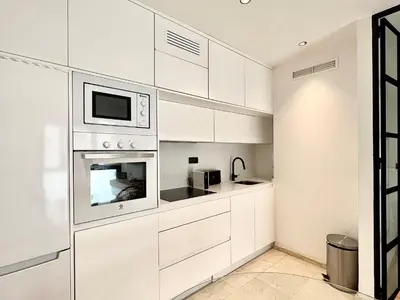 Una cocina o zona de cocina en Suite Deluxe Gondomar