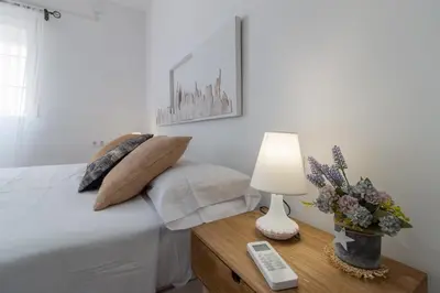 Cama o camas de una habitación en Apartamento Rodriguez