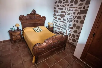 Cama o camas de una habitación en Piedras Vivas