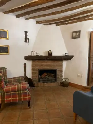Zona de estar de Lagar El Buho