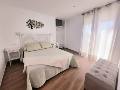 Cama o camas de una habitación en Vive el Renacimiento: Ochío
