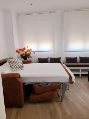 Cama o camas de una habitación en Vive el Renacimiento: Ochío