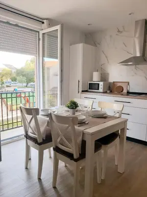 Una cocina o zona de cocina en Vive el Renacimiento: Ochío