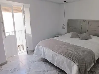 Cama o camas de una habitación en La Casita de María