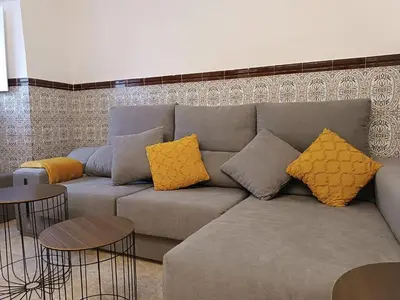 Zona de estar de La Casita de María
