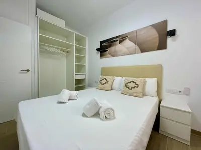 Cama o camas de una habitación en Geysotur El Umbral de Muñices
