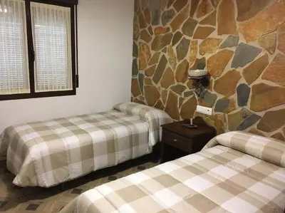 Cama o camas de una habitación en Mirador del Guadalquivir