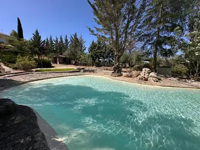 Piscina en o cerca de EcoCabaña El Refugio