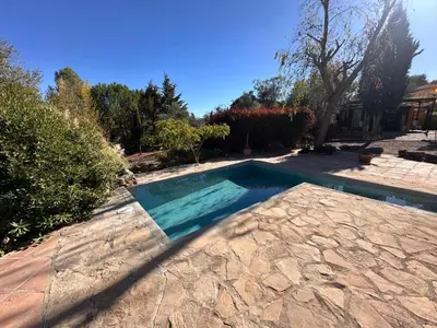 Piscina en o cerca de EcoCabaña El Refugio