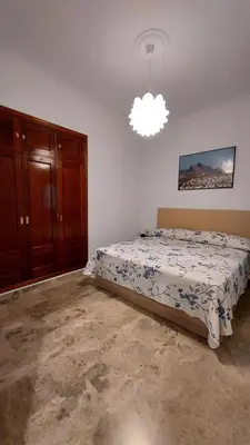 Cama o camas de una habitación en Piso en el Centro de Antequera