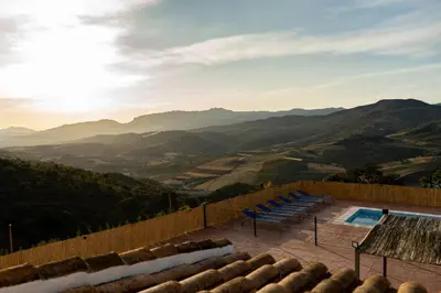 Paisaje cerca de esta villa