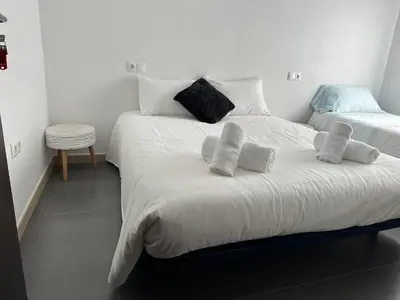 Cama o camas de una habitación en CASA ROSAL