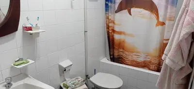 Un baño de Cama doble Cristina