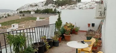 Vista general de una montaña o vista desde la habitación en casa particular
