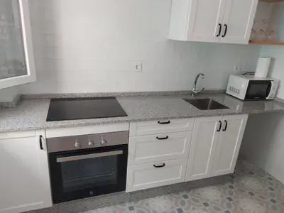 Una cocina o zona de cocina en Balcón de Aguilar