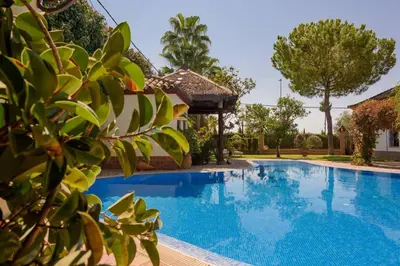 Piscina en o cerca de Andalusian Villa w/ Pool, Garden & Barbecue