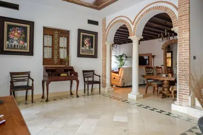 Zona de estar de Andalusian Villa w/ Pool, Garden & Barbecue