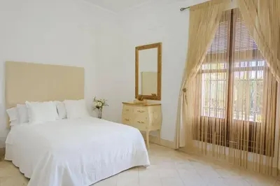 Cama o camas de una habitación en Andalusian Villa w/ Pool, Garden & Barbecue
