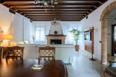 Plano de Andalusian Villa w/ Pool, Garden & Barbecue