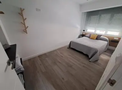 Cama o camas de una habitación en ACC Vergara centro Parking cercano