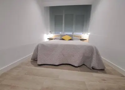 Cama o camas de una habitación en ACC Vergara centro Parking cercano