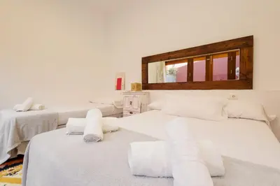 Cama o camas de una habitación en Rocamadour - Casa del Caminito