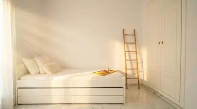 Cama o camas de una habitación en Spacious 2-Bedroom Apartment - Walk to Isla Mágica - AC - Premium Bed
