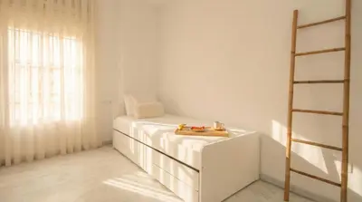 Cama o camas de una habitación en Spacious 2-Bedroom Apartment - Walk to Isla Mágica - AC - Premium Bed