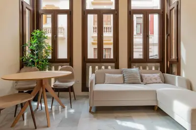 Zona de estar de Céntrico apartamento Alfonso XIII