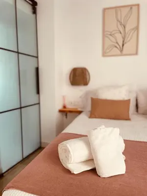 Cama o camas de una habitación en San Bartolomé 26