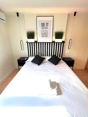 Cama o camas de una habitación en Puertollano Central Park - by Pro Apartments - Free Parking