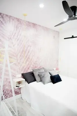 Cama o camas de una habitación en Apartamento Deluxe Lineros 34 con parking a 150 mts