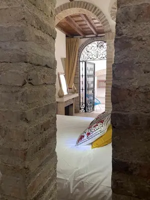 Cama o camas de una habitación en Llana 5 alojamiento turistico