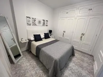 Cama o camas de una habitación en Apartamento céntrico San Miguel