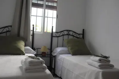 Cama o camas de una habitación en Castillo27 Casa Rural