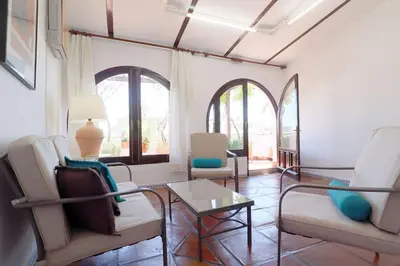 Zona de estar de Casa con encanto en la judería de Córdoba