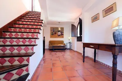 Zona de estar de Casa con encanto en la judería de Córdoba