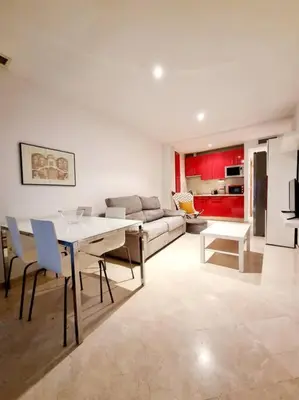Una cocina o zona de cocina en Apartamento en la Calle Alfalfa